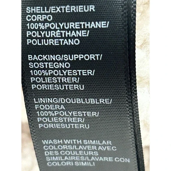 Hudson Jeans Faux Brown Shearling-Collar Bomber Jacket XL. NWT $238.00 - Picture 9 of 9